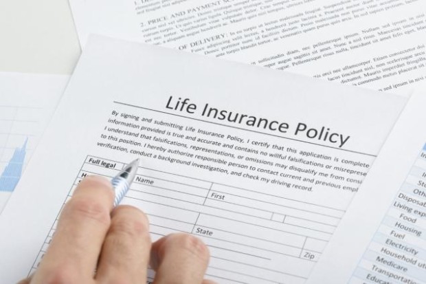 person-filling-application-life-insurance