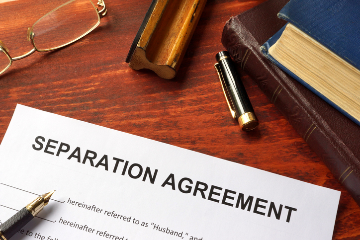 Be Sure to Get Your Separation Agreement in Writing
